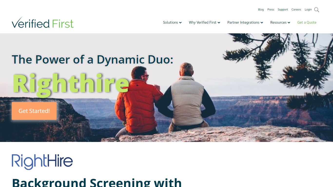 Righthire and Verified First Background Screening